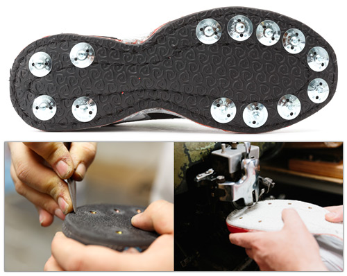 Stitching the Sole Plate to the Shoe
